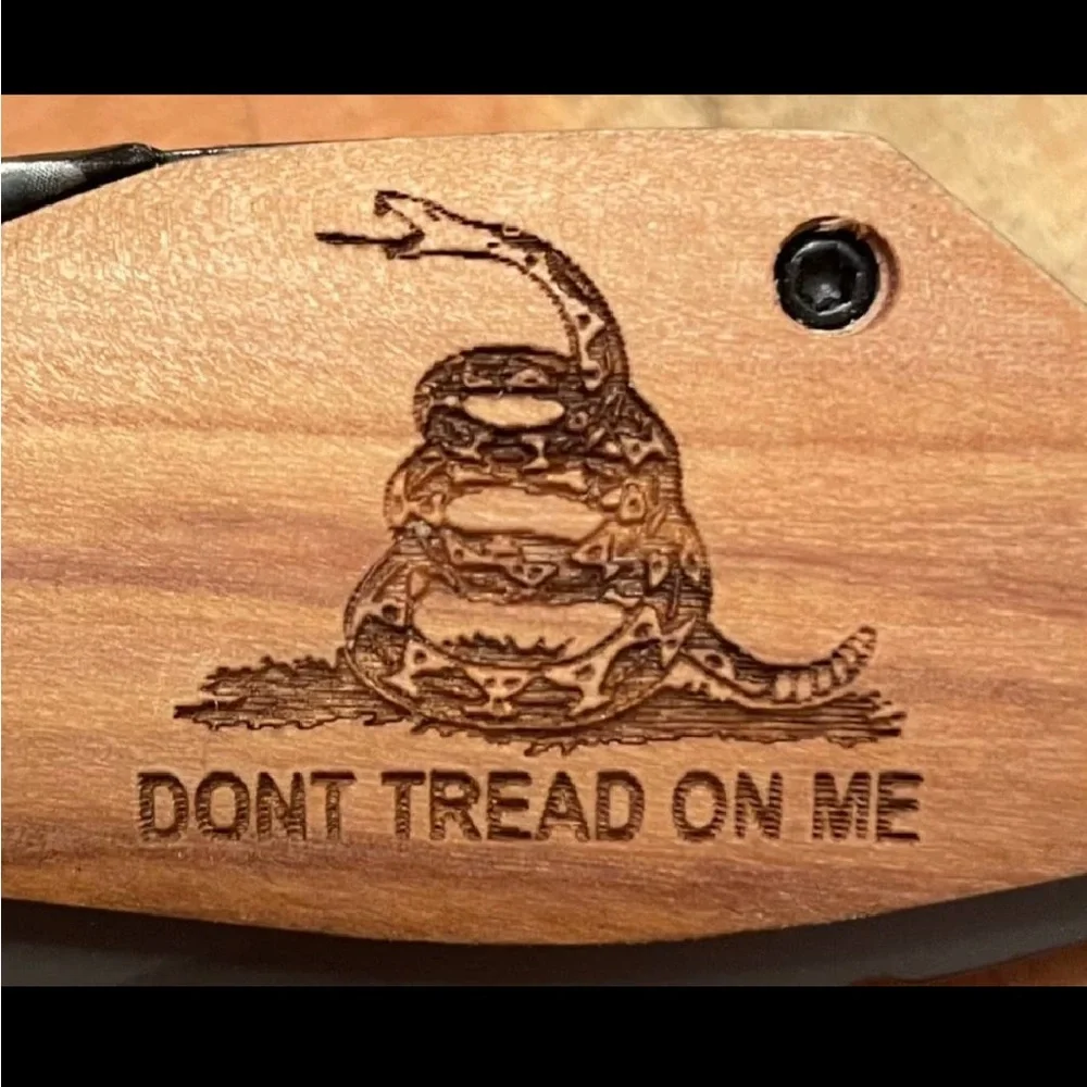 NWT Quail Tail Laser Don't Tread On Me Gift Set With Box
